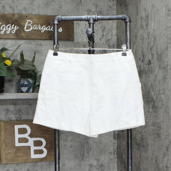 Simply Styled Womens Missy Fit Pleated Suiting Shorts S22224SS-MB 12 Cloud White - Picture 2 of 6